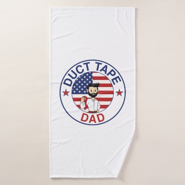 Duct Tape Dad - Towel (Bath Towel)