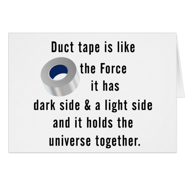Duct Tape, Engineering humour (Front Horizontal)