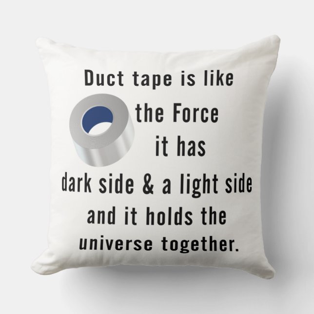 Duct Tape, Engineering humour Cushion (Front)