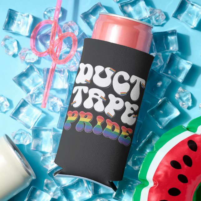 Duct Tape Pride - Can Cooler (In Situ Summer)