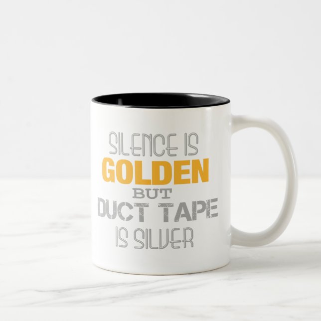 Duct Tape Two-Tone Coffee Mug (Right)