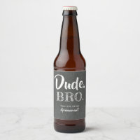 Dude Bro Funny Groomsman Proposal Invitation