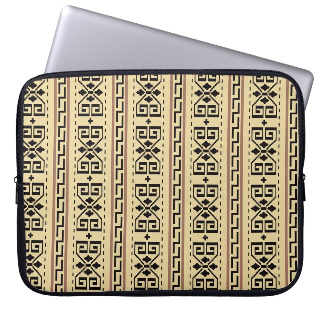 Dude Pattern Laptop Sleeve (Front)