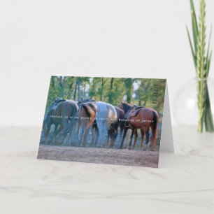 DUDE RANCH Greeting Card