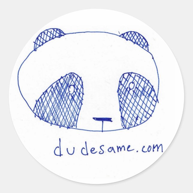 Dude, Sticker (Front)