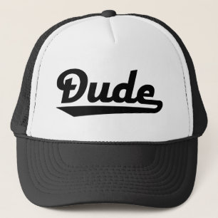 dude trucker hat