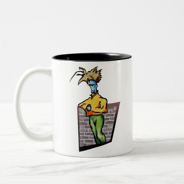 Dude Two-Tone Coffee Mug (Left)
