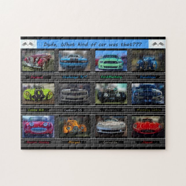 Dude, What kind of car was that??? Jigsaw Puzzle (Horizontal)