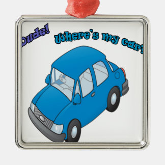 Dude!Where is my car? Metal Tree Decoration
