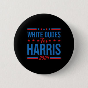 Dudes For Harris 2 6 Cm Round Badge