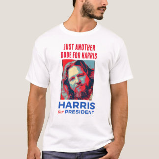 Dude's for Harris t-shirt