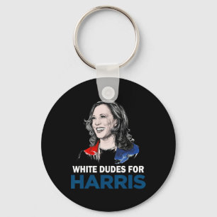 Dudes For Harris Women Support President Kamala Ha Key Ring