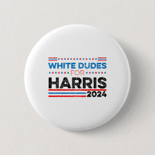 Dudes For Kamala Harris 11 6 Cm Round Badge