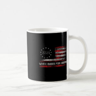 Dudes For Kamala Harris 2024 For President Us Flag Coffee Mug