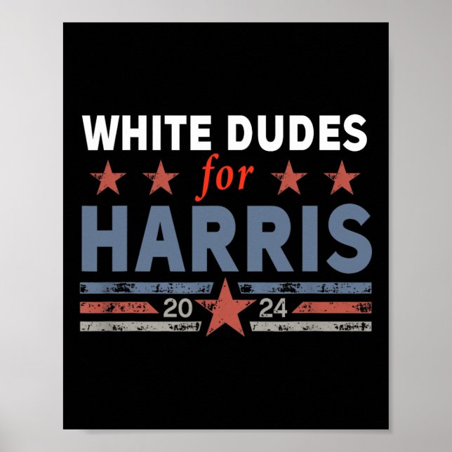 Dudes For Kamala Harris 5  Poster (Front)