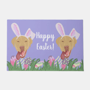 Dudley Labrador Retriever Easter  Doormat