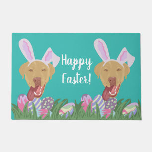 Dudley Labrador Retriever Easter Doormat