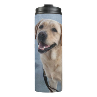 Dudley thermal mug with paw prints