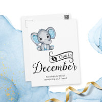 Due in December Little Peanut Baby Boy Elephant