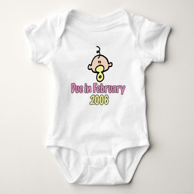 Due in February 2006 Baby Bodysuit (Front)
