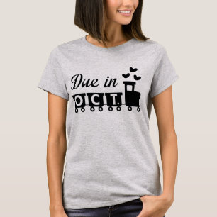 Due In October Maternity T-Shirt