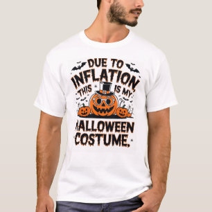 Due to Inflation, This Is My Halloween Costume T-s T-Shirt