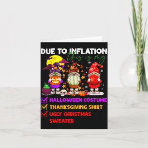 Due To Inflation This Is My Halloween Costume Than Card