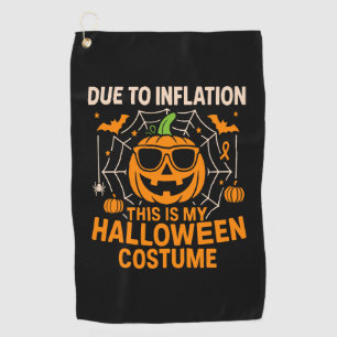 Due to Inflation This is My Halloween Golf Towel