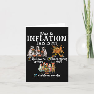 Due To Inflation This Is My Halloween Thanksgiving Card