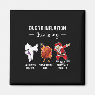 Due To Inflation This Is My Halloween Thanksgiving Magnet