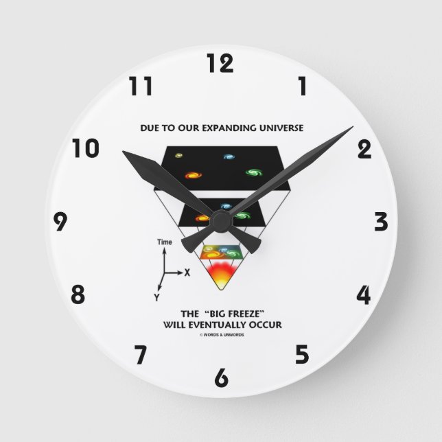 Due To Our Expanding Universe Big Freeze Occur Round Clock (Front)