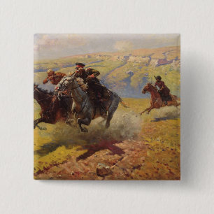 Duel, 1905 15 cm square badge