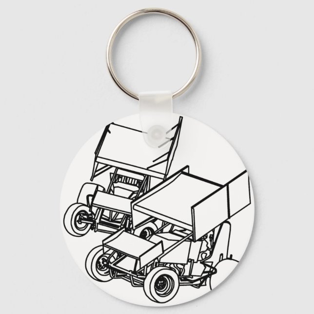 Duel Sprints Key Ring (Front)