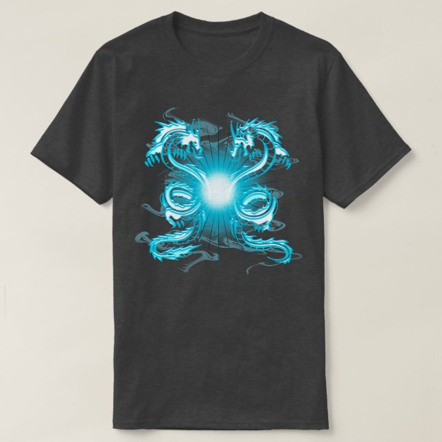 Duelling Dragons T-Shirt (Design Front)