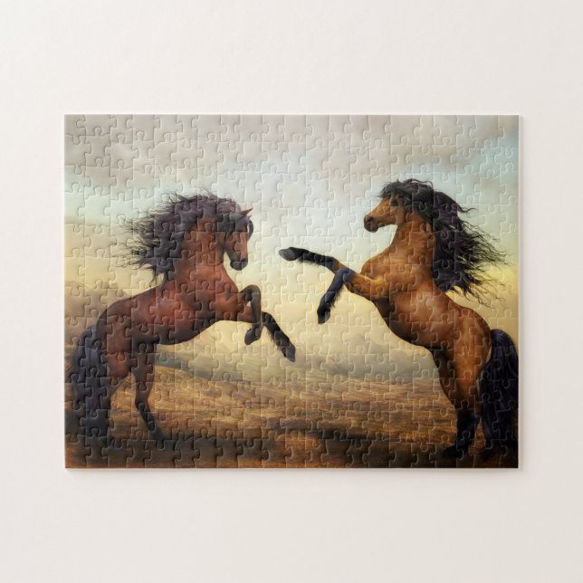 Duelling Horses Puzzle (Horizontal)