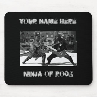 Duelling ninjas mouse pad