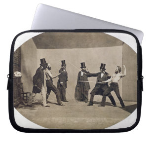 Duelling (photo) laptop sleeve