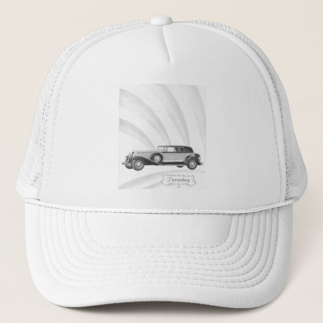 Duesenberg Motor Car Trucker Hat (Front)