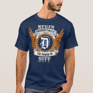 Duff Name Shirt Never Underestimate The Power Of D