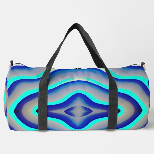 Duffel Bag, Colourful geometric pattern design   Duffle Bag (Front)