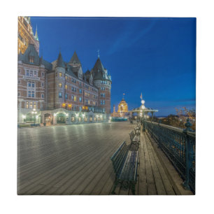Dufferin Terrace at dawn Tile