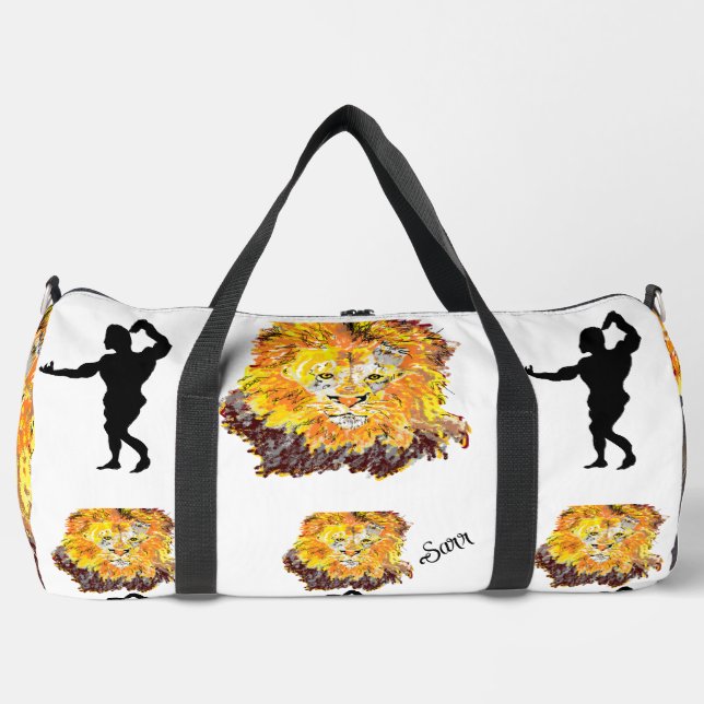 Duffle Bag :  King OF The Jungle  (Front)