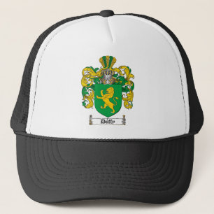 DUFFY FAMILY CREST - DUFFY COAT OF ARMS TRUCKER HAT