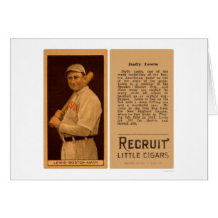 Duffy Lewis Red Sox Baseball 1912