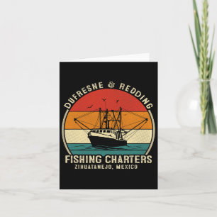 Dufresne And Redding Fishing Charters - Vintage Bo Card