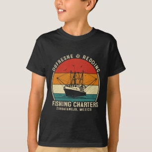 Dufresne And Redding Fishing Charters - Vintage Bo T-Shirt