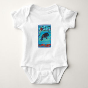 DUGONG DREAMING BABY BODYSUIT