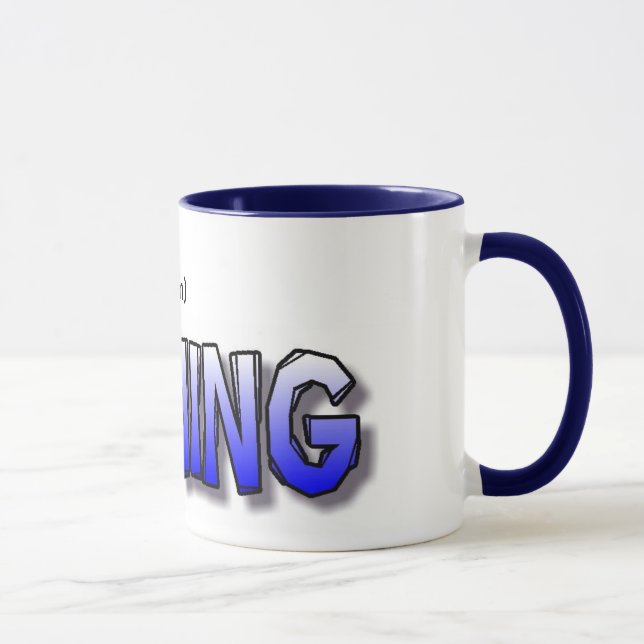 (duh) WINNING Mug - blue (Right)