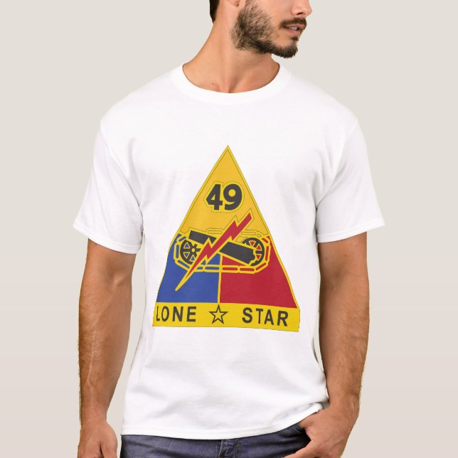 DUI - 49th Armoured Division T-Shirt (Front)