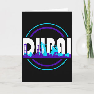 Dui United Arab Emirates Vacation Travel Souvenir Card